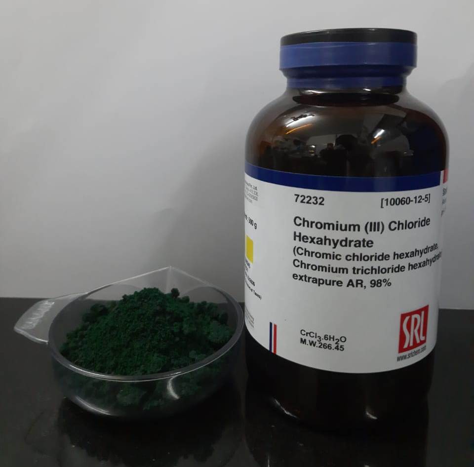 Chromium Iii Chloride Hexahydrate Extrapure Ar Inorganic Salts
